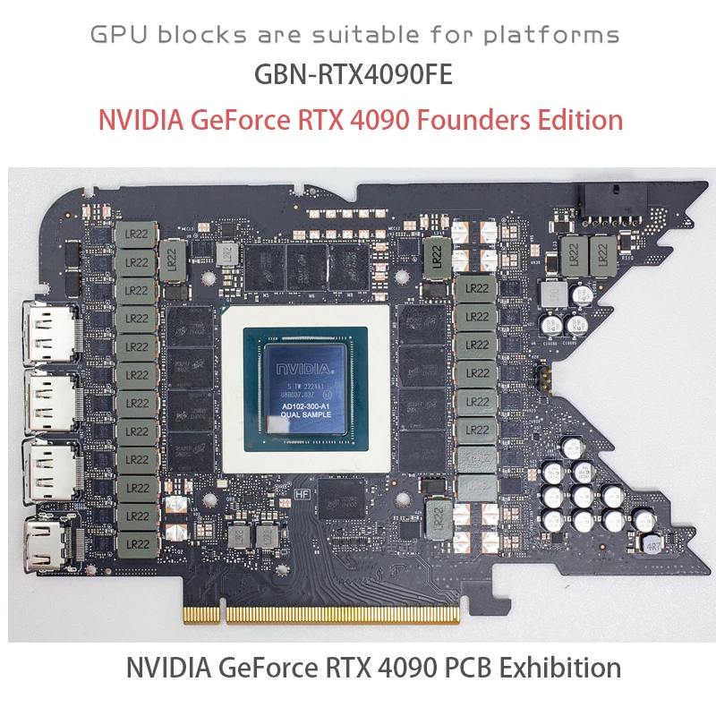 Granzon GPU Block Use for NVID - Rtx 4090 Water Block Full Cover recension och pris