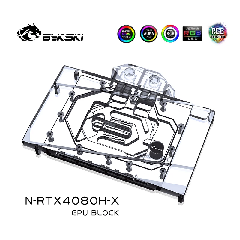 Bykski GPU Water Block for NVI - Rtx 4080 Water Cooling Block recension och pris
