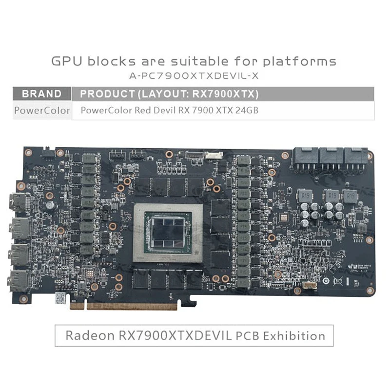 Bykski A-PC7900XTXDEVIL-X GPU  - Rx 7900 Xtx 24Gb recension och pris