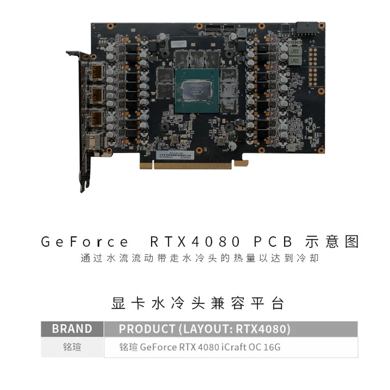 Bykski GPU Block for MAXSUN RT - Rtx 4080 Water Cooling Block recension och pris