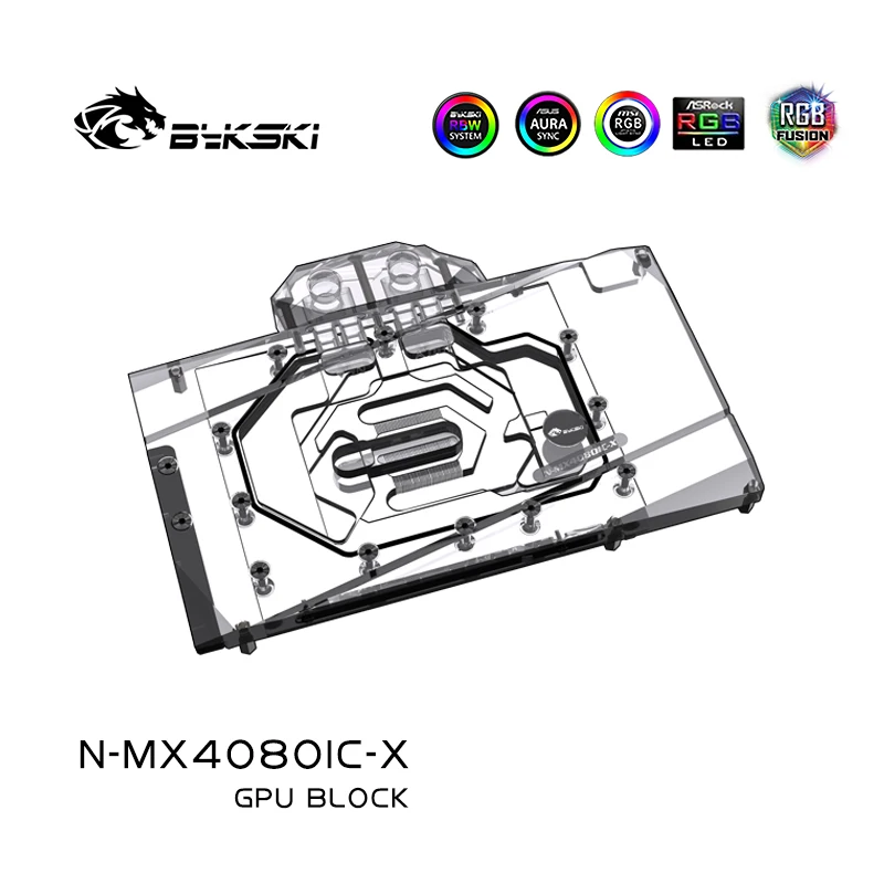 Bykski GPU Block for MAXSUN RT - Rtx 4080 Water Cooling Block recension och pris