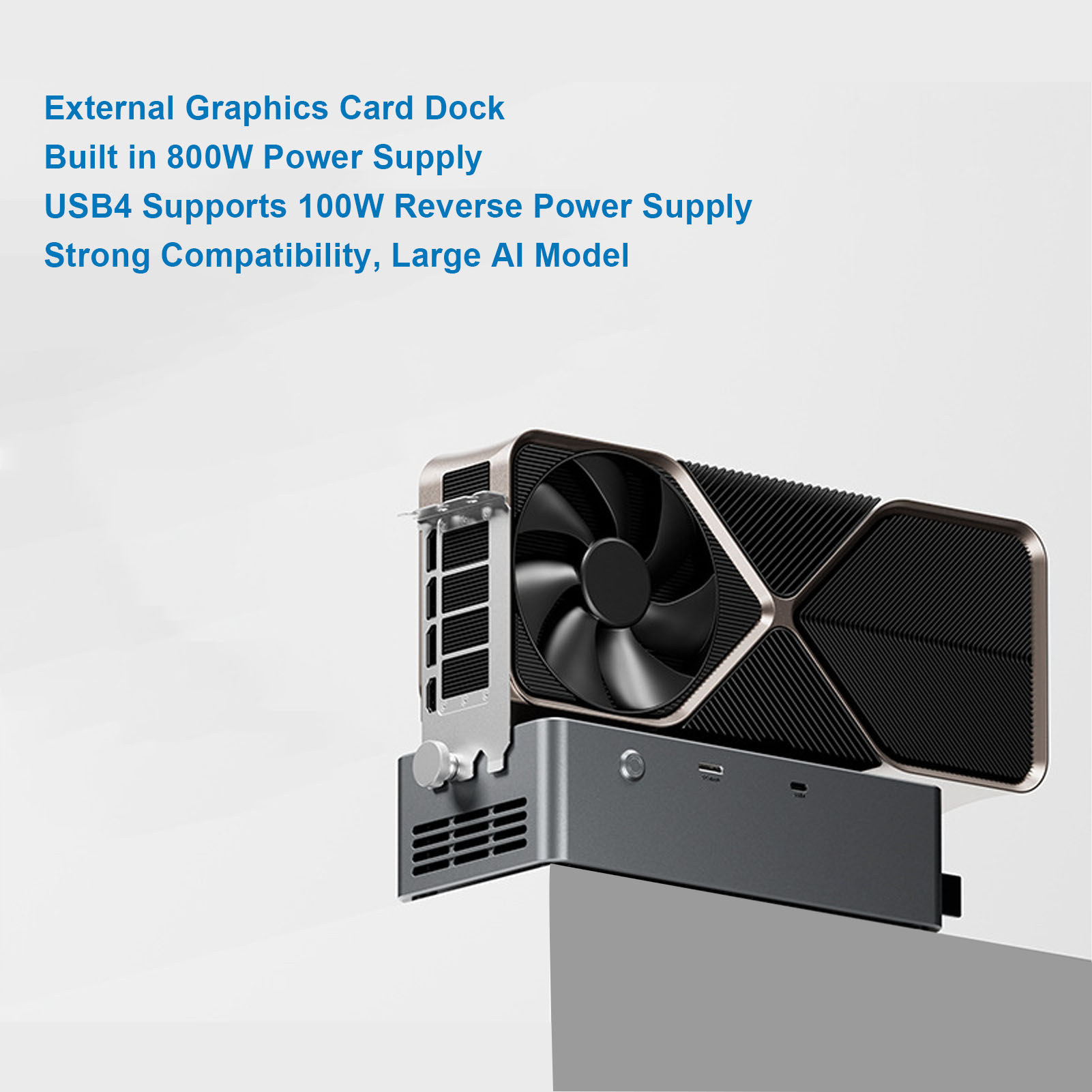 EGPU Docking Station with 800W - Oculink Gpu Dock Station recension och pris