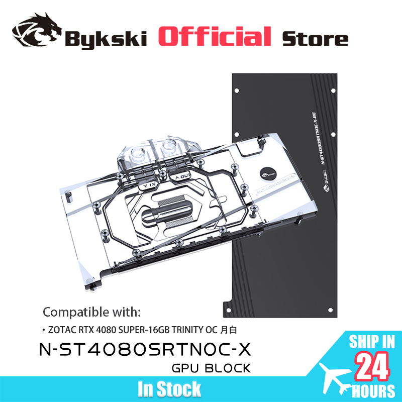 Bykski N-ST4080SRTNOC-X GPU Bl - Rtx 4080 Water Cooling Block recension och pris