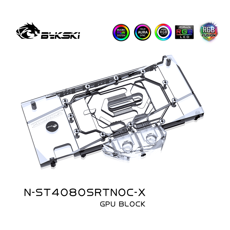 Bykski N-ST4080SRTNOC-X GPU Bl - Rtx 4080 Water Cooling Block recension och pris