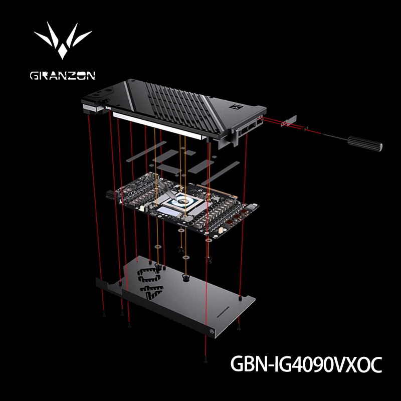 Granzon Water Block for Colorf - Rtx 4090 Water Block Full Cover recension och pris