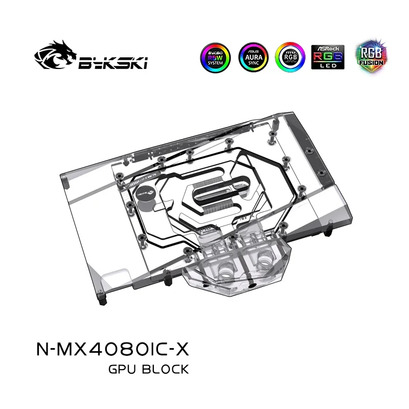 Bykski GPU Block for MAXSUN RT - Rtx 4080 Water Cooling Block recension och pris