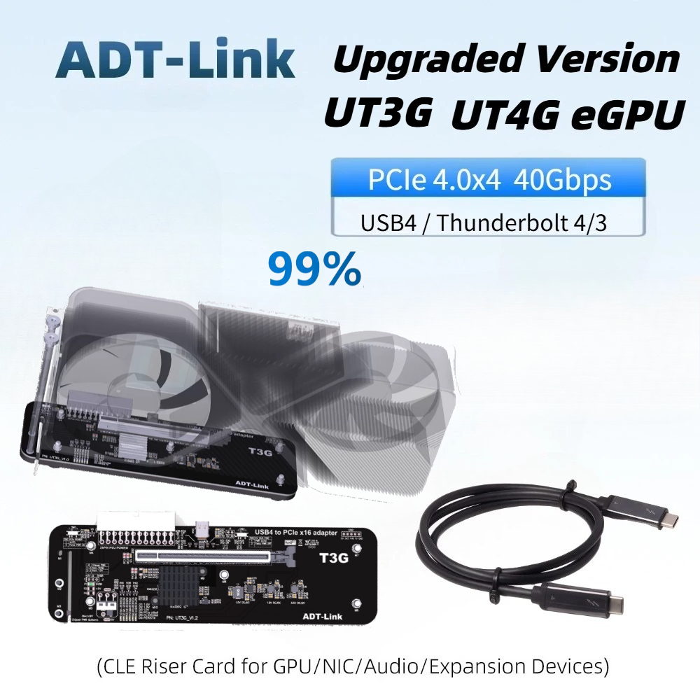 Upgraded UT4G UT3G EGPU Thunde - Gpu External Dock Egpu Thunderbolt 4 recension och pris
