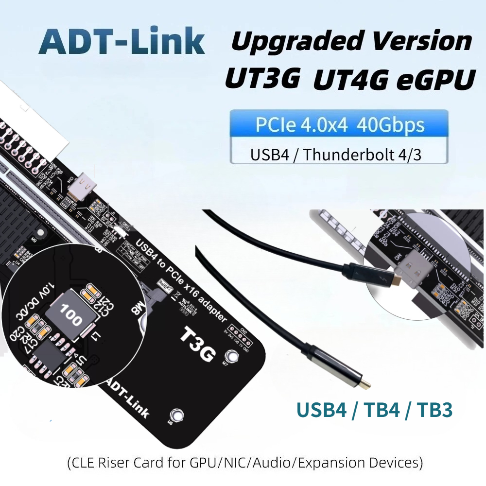 Upgarded New EGPU Thunderbolt  - Gpu External Dock Egpu Thunderbolt 4 recension och pris