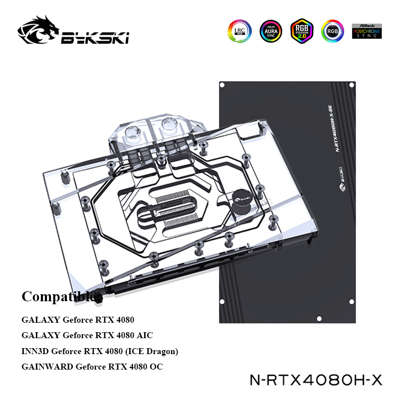 Bykski GPU Water Cooler For GA - Rtx 4080 Water Cooling Block recension och pris