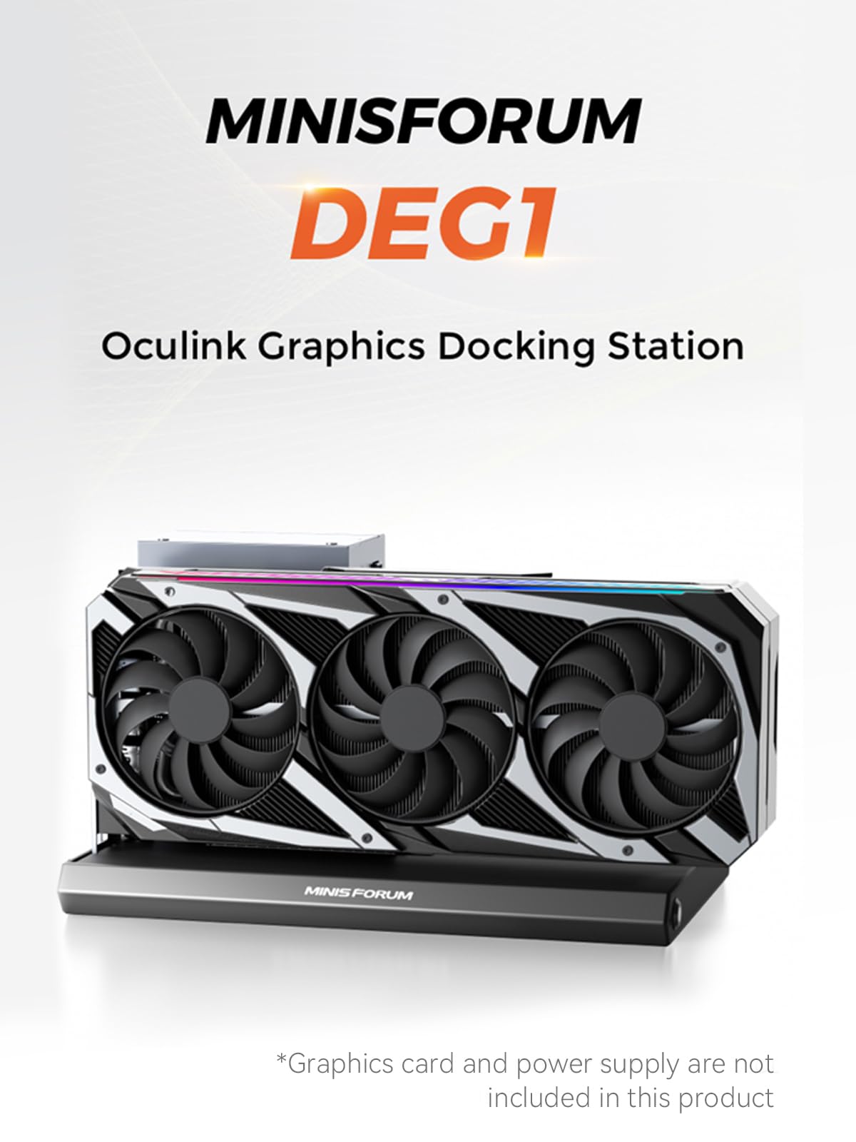 MINISFORUM DEG1 External GPU D - Oculink Gpu Dock Station recension och pris