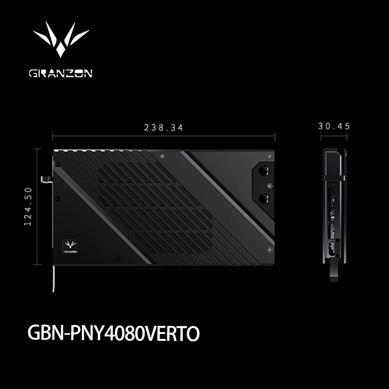 Granzon GBN-PNY4080VERTO Water - Rtx 4080 Water Cooling Block recension och pris