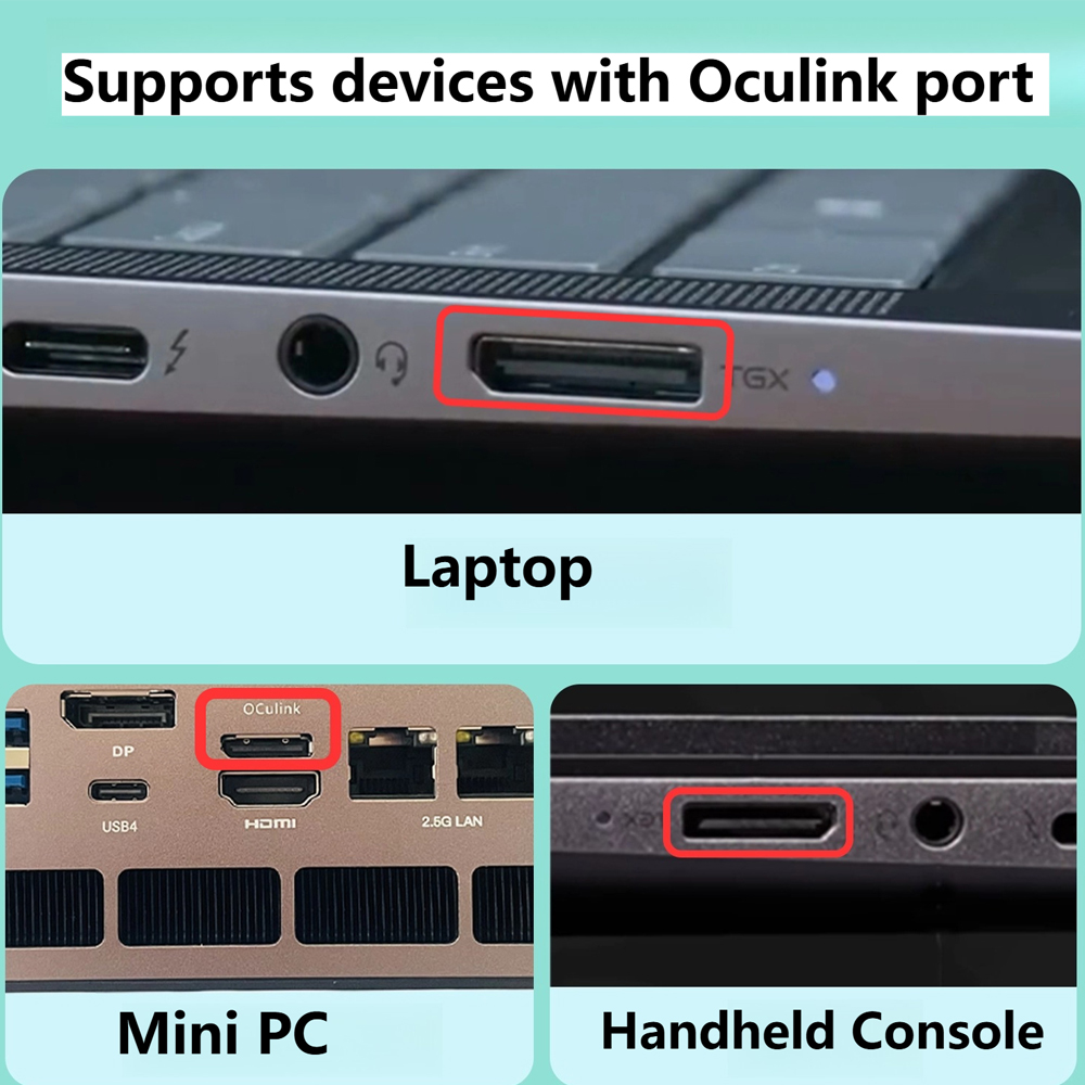 Oculink / M.2 External GPU Doc - Oculink Gpu Dock Station recension och pris