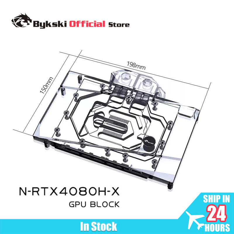 Bykski GPU Block Use for NVIDI - Rtx 4080 Water Cooling Block recension och pris
