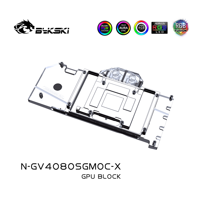 Bykski GPU Block for Gigabyte  - Rtx 4080 Water Cooling Block recension och pris