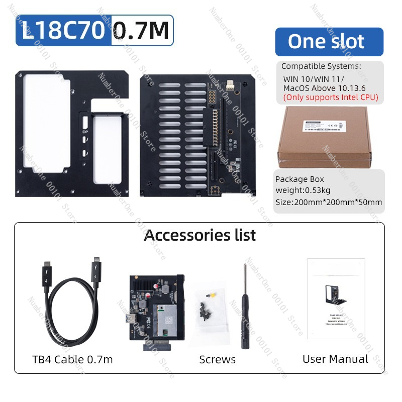 For L18 Thunderbolt 3 4 GPU Do - Gpu External Dock Egpu Thunderbolt 4 recension och pris