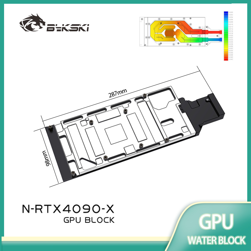 Bykski N-RTX4090-X GPU Water B - Rtx 4090 Water Block Full Cover recension och pris