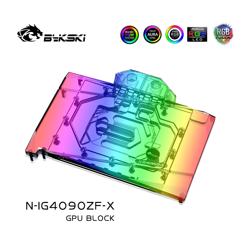 Bykski N-IG4090ZF-X GPU Block  - Rtx 4090 Water Block Full Cover recension och pris